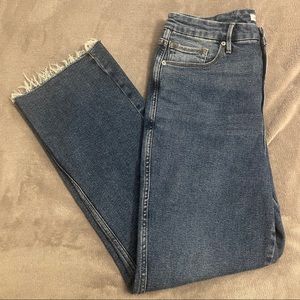 Good American Good Curve High Waist Straight Leg Jeans - Like New!